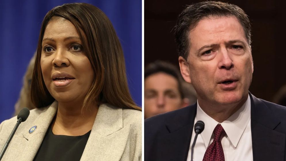 Cases against ex-FBI director Comey and NY attorney general James dismissed
