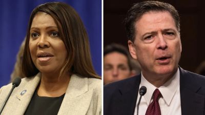 Cases against ex-FBI director Comey and NY attorney general James dismissed