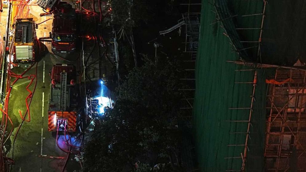 Anger simmers over Hong Kong deadly blaze as Beijing warns against 