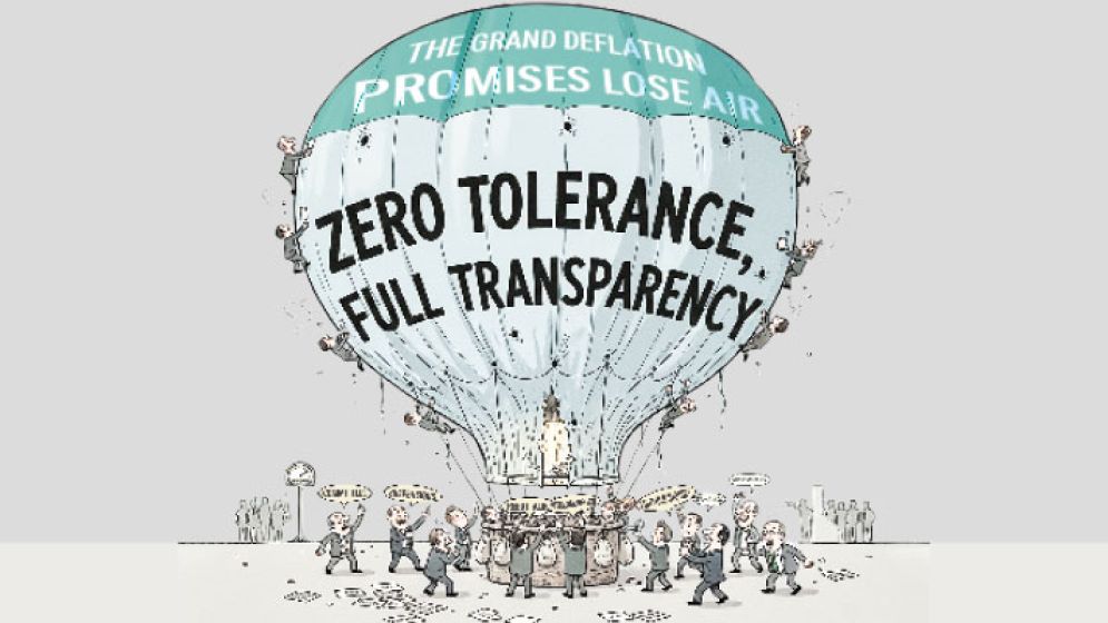 Interim govt’s clean-politics promise under strain