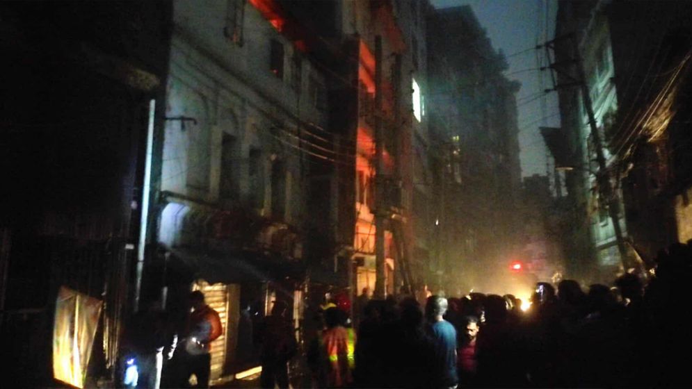 Fire at Chawkbazar residential building brought under control