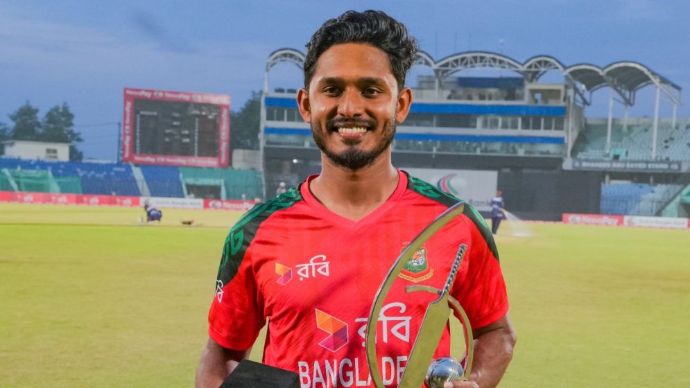 Tanzid dedicates fifty against Ireland to team manager Nafis Iqbal