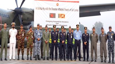 Bangladeshi emergency aid reaches cyclone-ravaged Sri Lanka