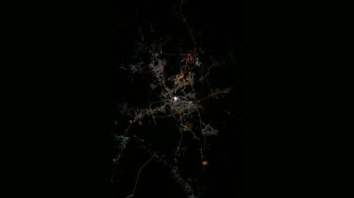 Mecca's Kaaba seen like a bright light from 400k km above earth; picture goes viral