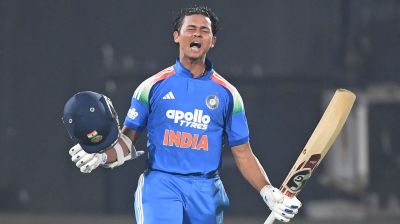 Jaiswal hits ton as India thrash S. Africa to clinch ODI series