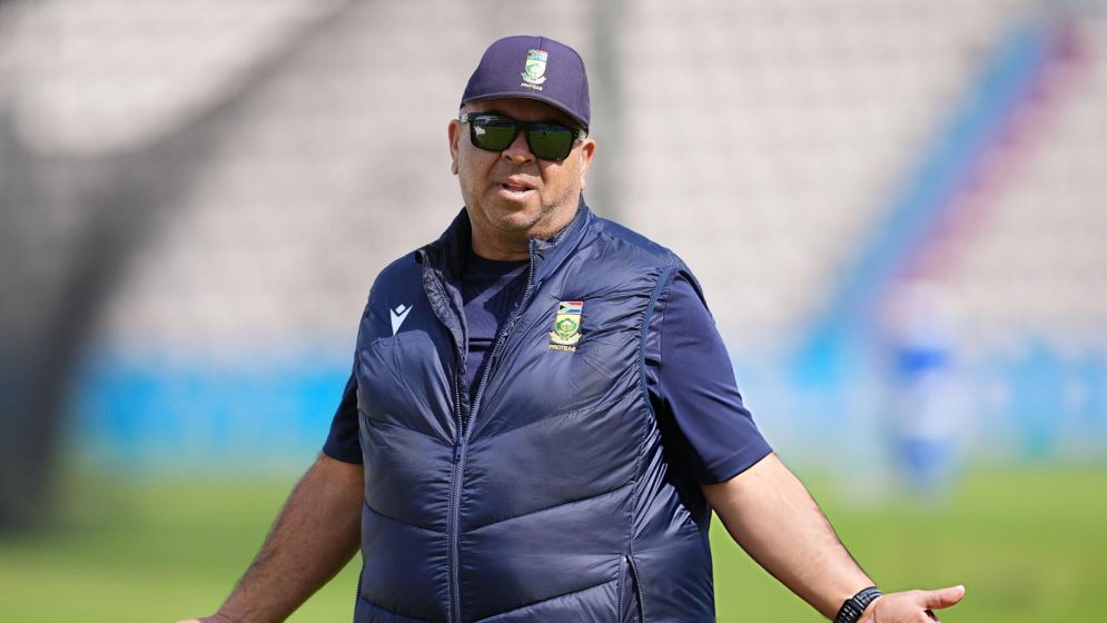South Africa coach Conrad says meant no malice with 'grovel' remark