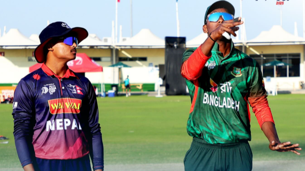 Bangladesh U19 opt to field against Nepal