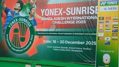 Bangladesh International Challenge opens with 233 shuttlers