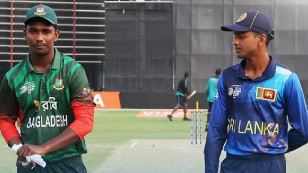 Sri Lanka Under-19s  opt to bowl against Bangladesh
