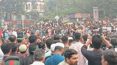 Shahbagh erupts with protests demanding justice for Osman Hadi