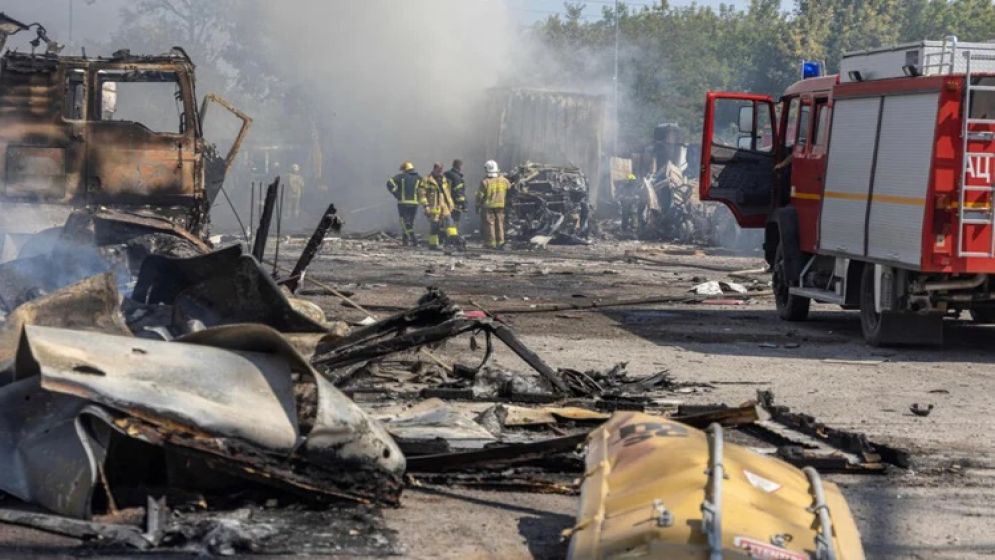 Russian drone and missile attack cuts power across Ukraine