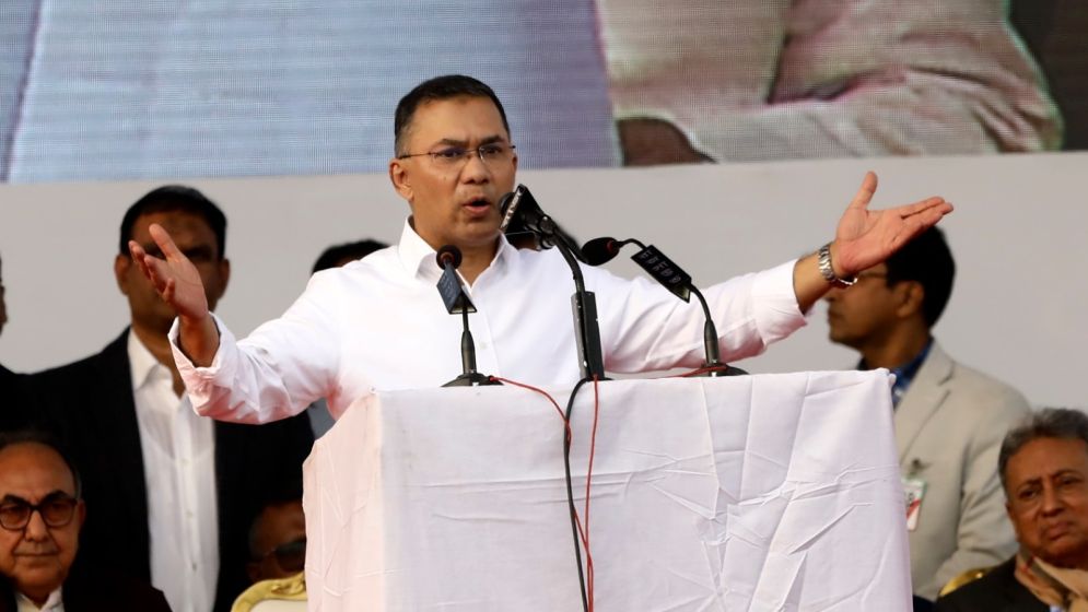 ‘This country belongs to Muslims, Hindus, Buddhists and Christians’: Tarique’s big unity message on return