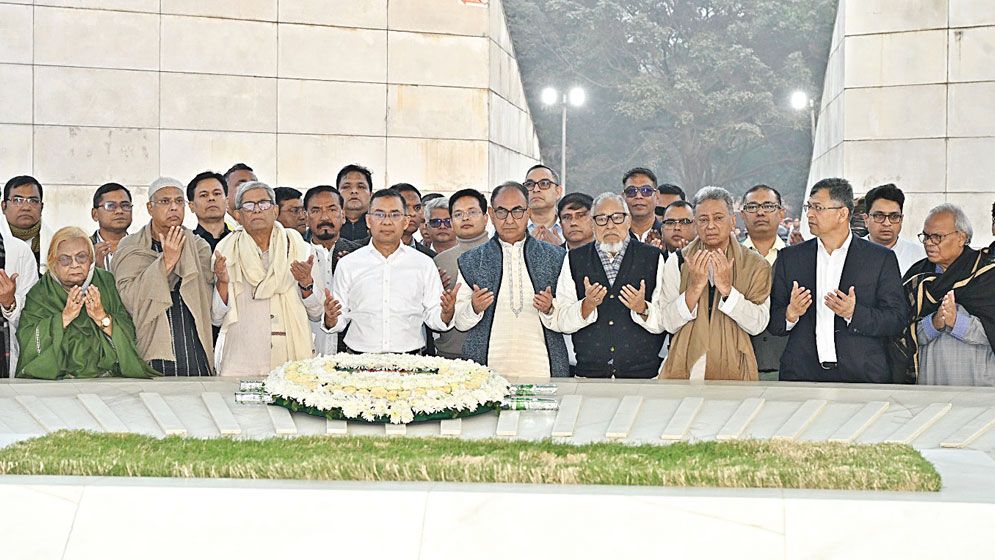 Tarique Rahman pays homage to Liberation War martyrs, Zia
