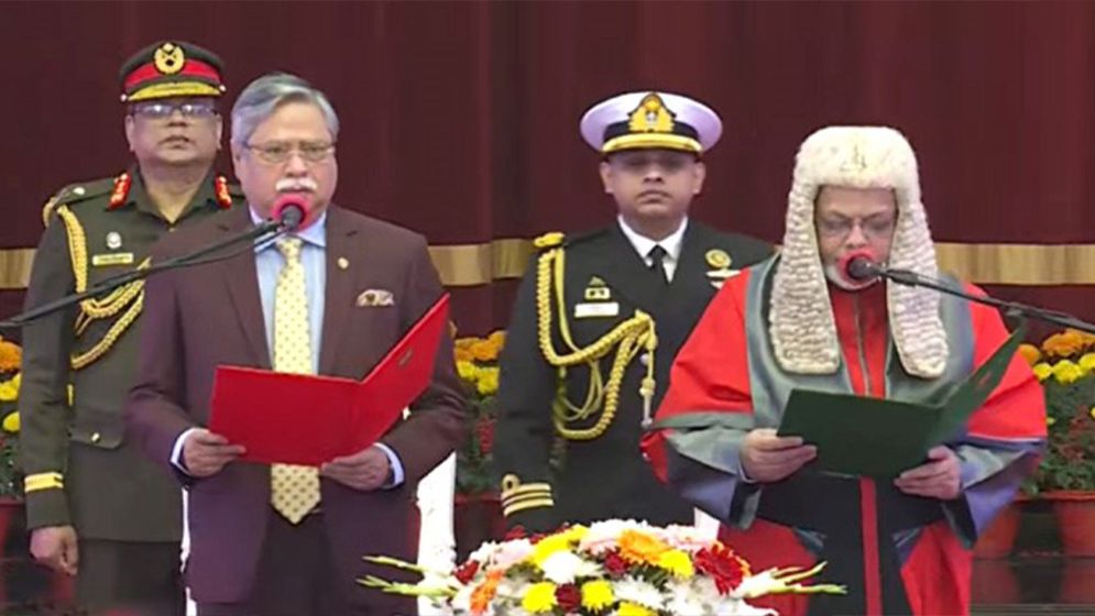 Zubayer Rahman takes oath as Chief Justice