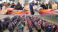 ISU distributes winter clothes in Sirajganj