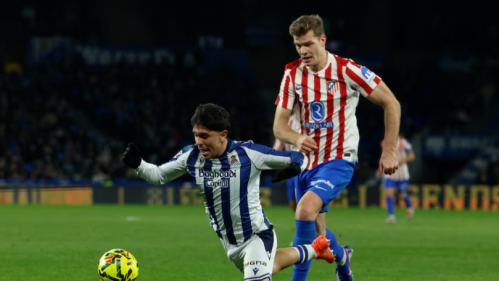 Atletico and Real Sociedad share spoils after lively 1-1 draw