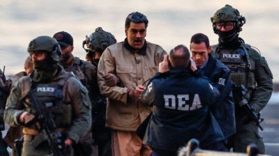 Venezuela's Maduro at US court, substitute leader softens stance