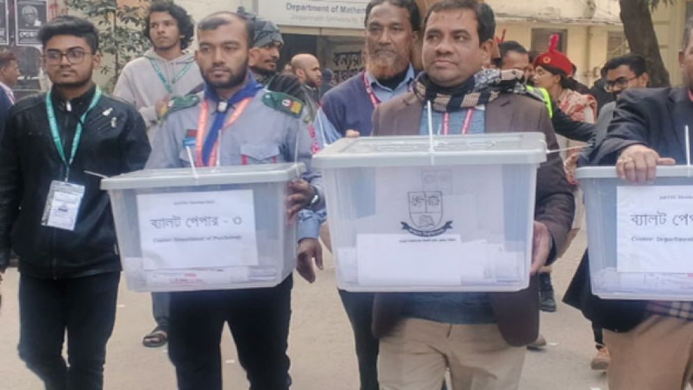 Voting ends at Jagannath University