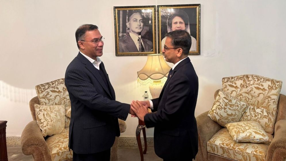 Indian High Commissioner meets Tarique Rahman