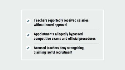 69 teachers appointed with ‘forged signatures, backdated papers’