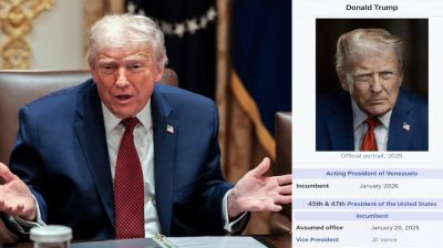 Trump posts fake image; calls himself 'Acting President of Venezuela'