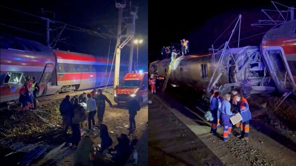 Seven killed as two high-speed trains derail in Spain