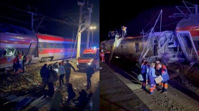 Seven killed as two high-speed trains derail in Spain