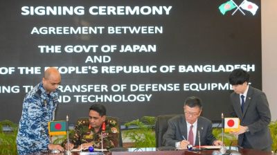 Japan, Bangladesh sign defence equipment transfer agreement