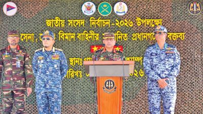 Armed forces chiefs stress neutrality ahead of polls