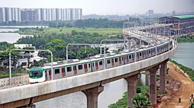70.92% work on metro rail Kamalapur section completed