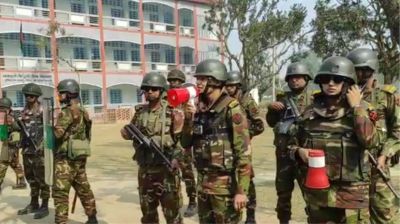 Army holds election drill in Thakurgaon