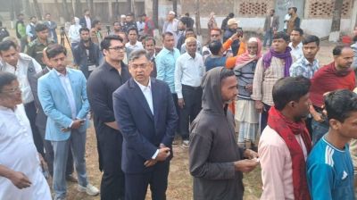 Salahuddin Ahmed casts vote in Cox’s Bazar
