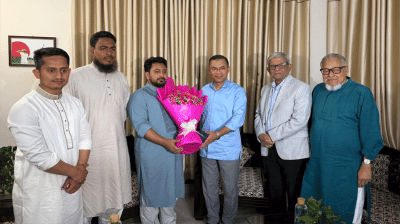 Tarique visits Nahid’s residence for courtesy meeting