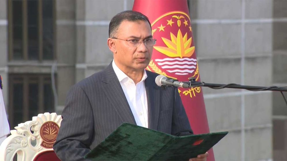 Tarique Rahman sworn in as Prime Minister