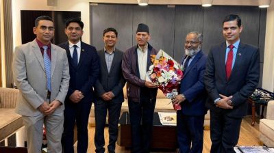 Nepal FM arrives in Dhaka to attend Tarique’s oath-taking ceremony