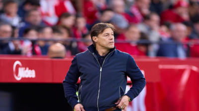 Sevilla coach Almeyda banned for seven games after ref clash
