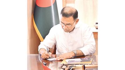 PM Tarique begins work at PMO