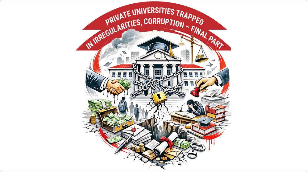 Education sinking into corruption