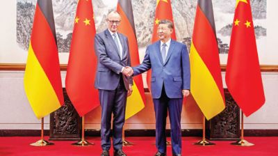 Xi, Merz seek to deepen ties in turbulent times