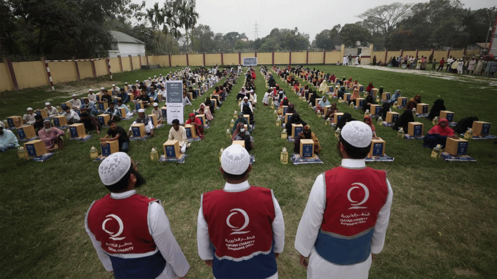Qatar Charity distributes Ramadan food aid to underprivileged families in Bangladesh