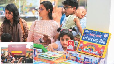 Shishu Prohor brings colour to book fair