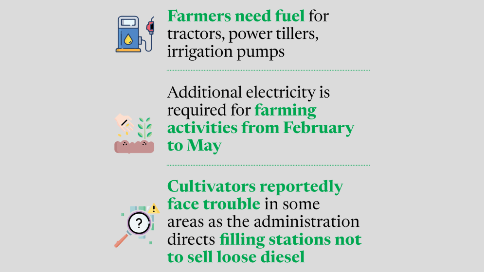 Boro irrigation at risk as diesel crisis hits farmers