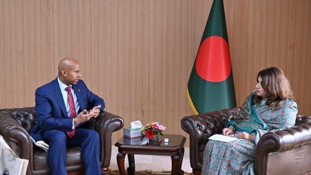 Canadian high commissioner meets state minister for foreign affairs