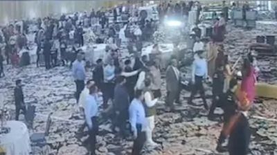 J&K National Conference President on target, man tries to pull trigger, then a narrow escape