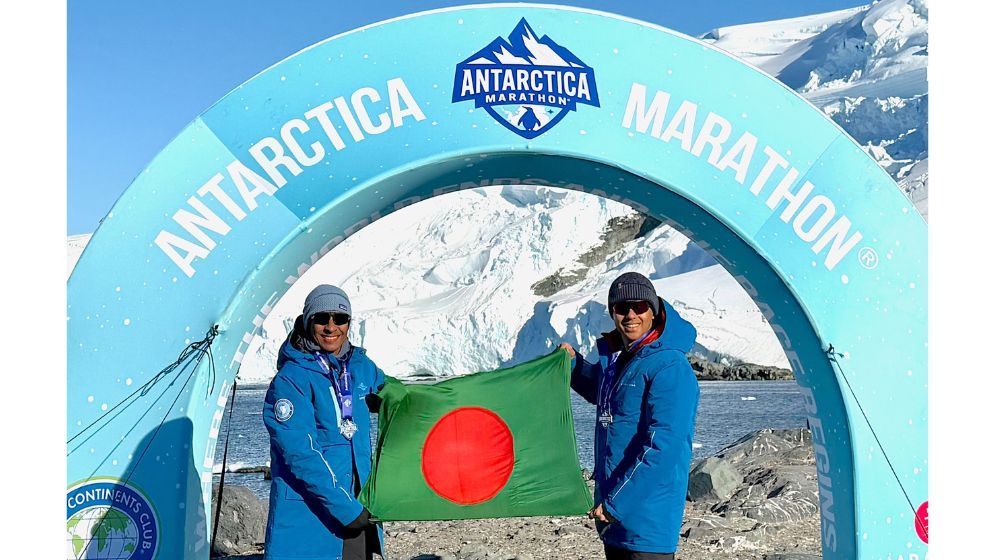 Two Bangladeshis at the bottom of the world