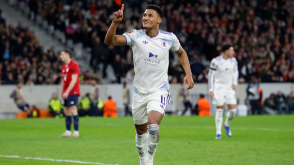 Watkins goal earns Villa win at Lille, Bologna and Roma draw