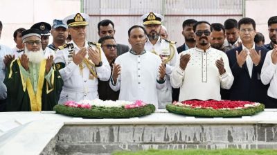 Newly elected speaker, deputy speaker pay tribute at national memorial
