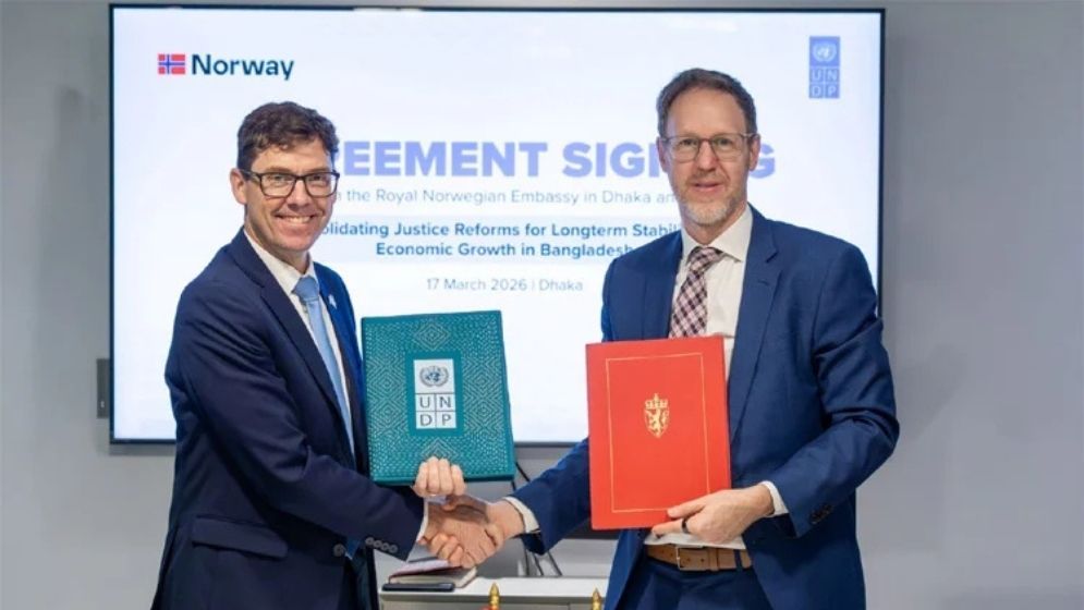 UNDP, Norway sign agreement to advance judicial independence in Bangladesh