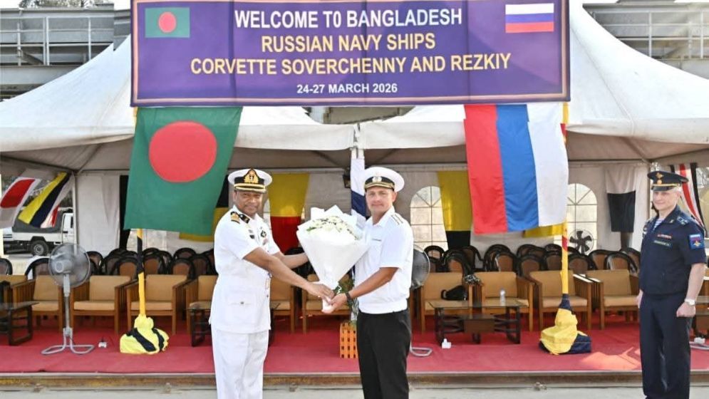 Two Russian navy ships arrive in Chattogram on goodwill visit