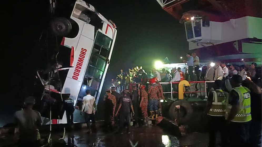 Bus falls into Padma River: 26 bodies recovered so far